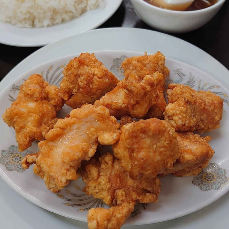 鶏の唐揚げ＋ライス(北京亭 )