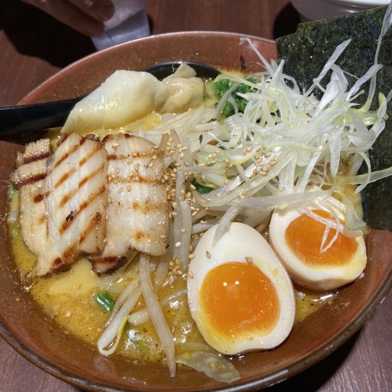 うまこく煮玉子カレーラーメン(麺屋ここいち うまこくカレーらーめん 秋葉原店 )