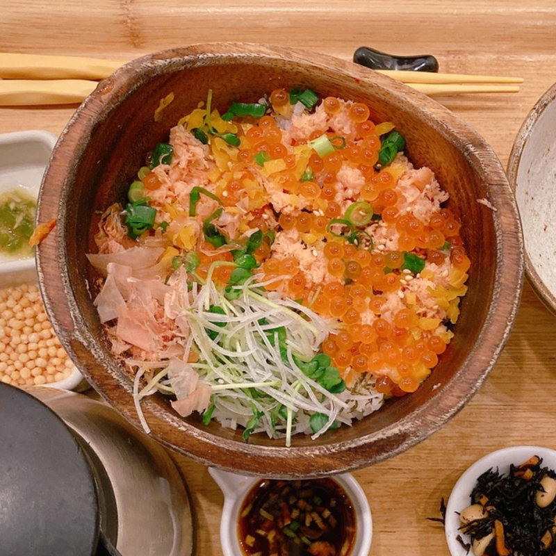 鮭といくらの北海ごはん(こめらく 贅沢な、お茶漬け日和。 ルミネエスト新宿店)