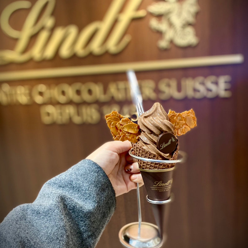 リンツ ソフトクリームショコラ(リンツ ショコラ ブティック＆カフェ トリエ京王調布店)