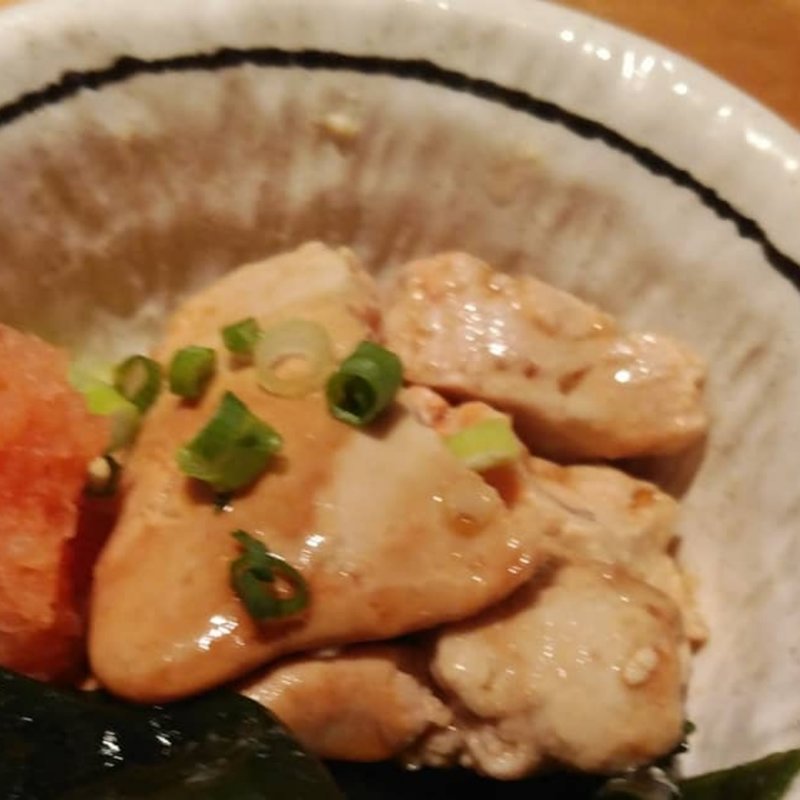 あん肝のぽん酢和え(おばんざい我屋)