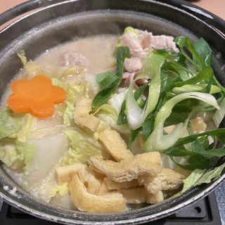 酒粕ちゃんこ鍋(ザめしや 妙音通)