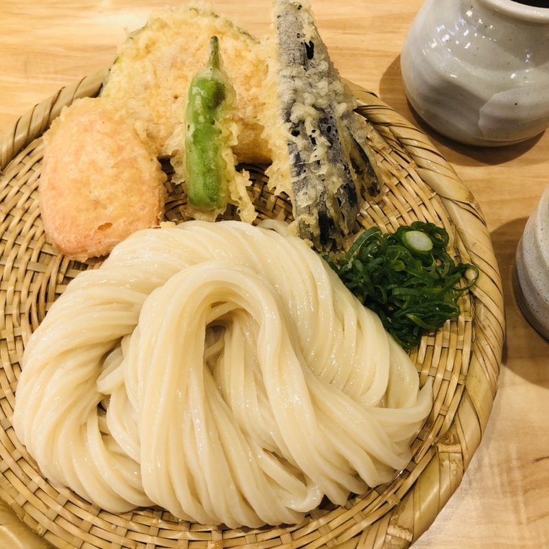 野菜天ざる(うどん屋 新堀)