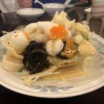 海鮮三品の炒めもの(燕京(えんきん))