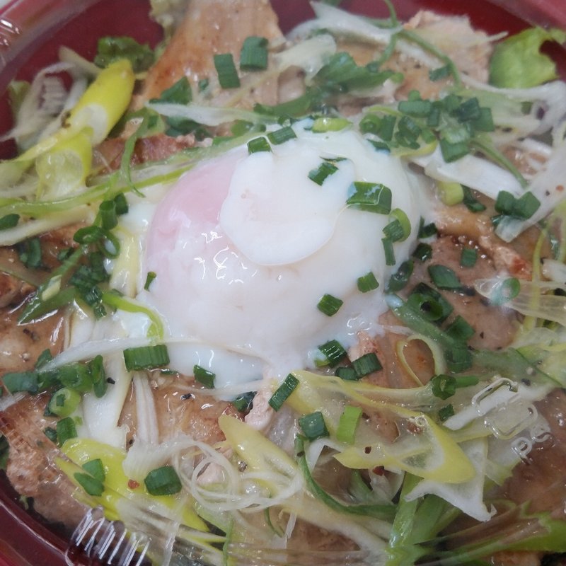 塩カルビ丼（豚肉）(焼肉のハマキン)