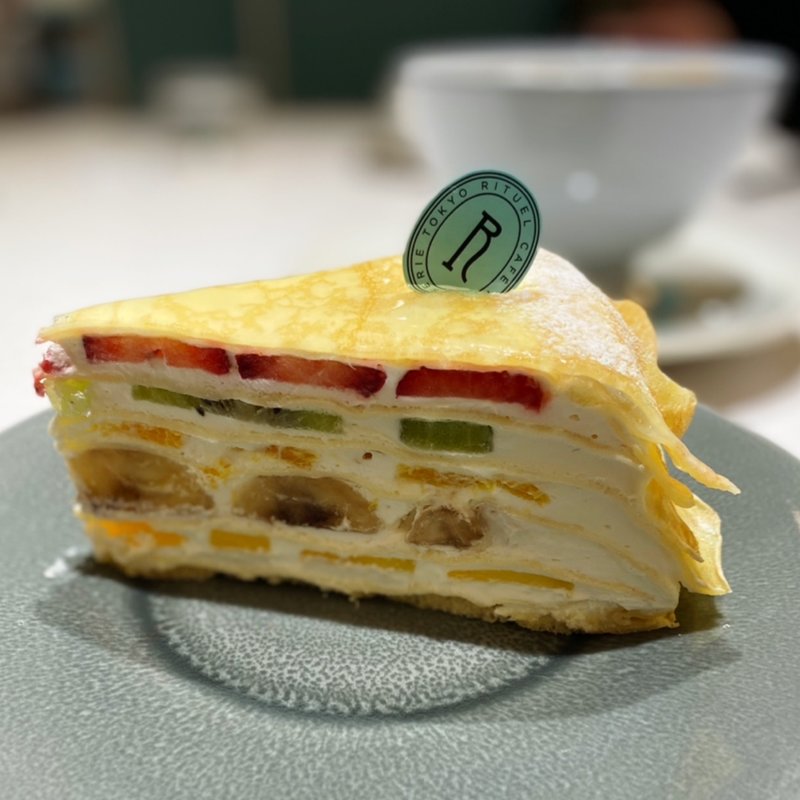 ミルクレープ(RITUEL CAFÉ ルミネ新宿店)