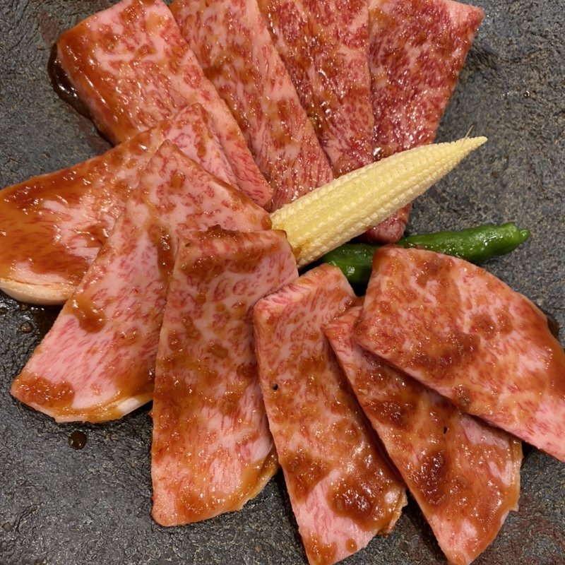 和牛特上カルビ(東京焼肉 平城苑 浅草総本店)