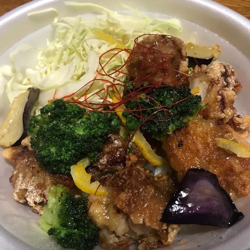 柚子胡椒ザンギ丼(かつてん MEGAドン・キホーテ函館店)