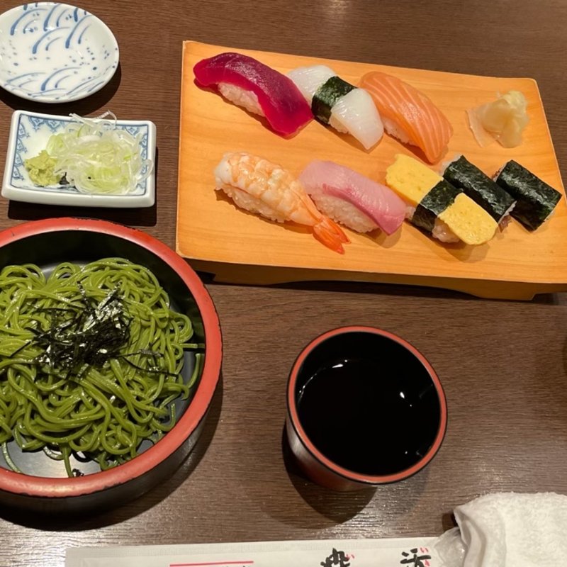 茶そばセット(よろい寿司 本郷台駅前店)