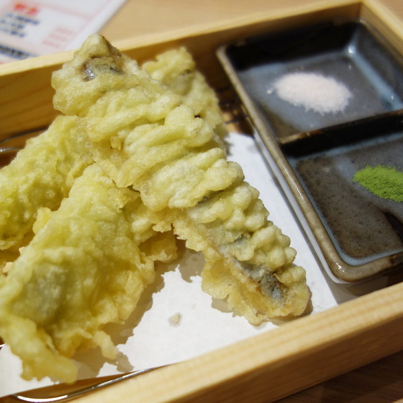 いわしの天ぷら(鮨 酒 肴 杉玉 西新)