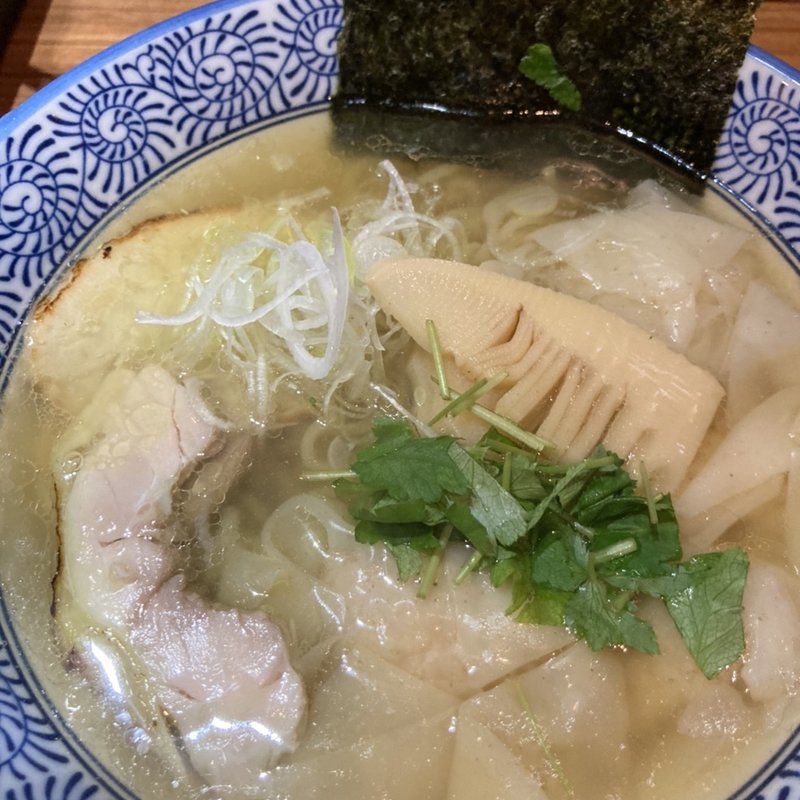 淡麗しおそば海老ワンタン(麺屋 樹真)