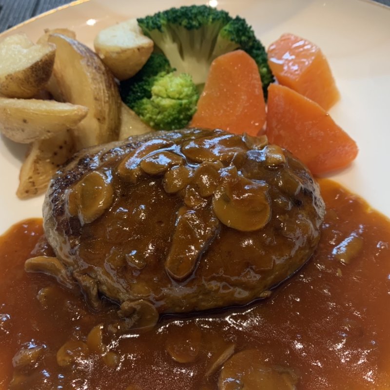 ハンバーグステーキ(ホテルオークラ東京　オーキッド)