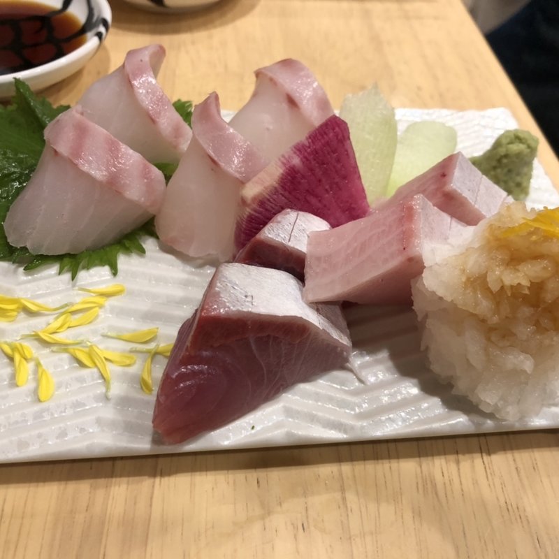 造り 石鯛(立呑やいしもん梅田店)