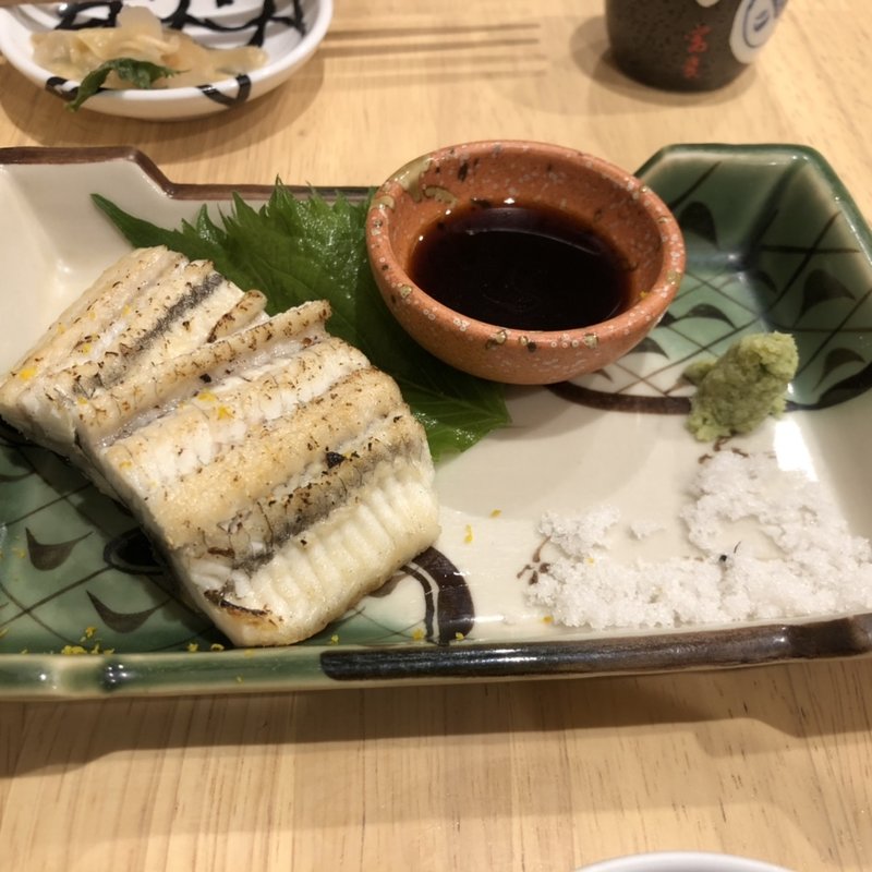 うなぎ白焼き(立呑やいしもん梅田店)