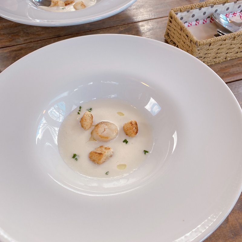 貝柱のポタージュ(prato cafe （プラートカフェ）)