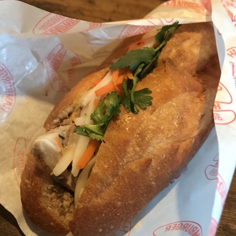 サイゴンハム&豚パテ(バインミー☆サンドイッチ)