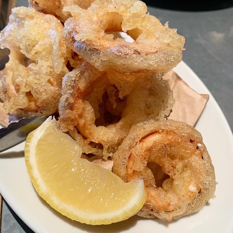 青森産やりいかのフリット(ピッツェリア カンテラ)