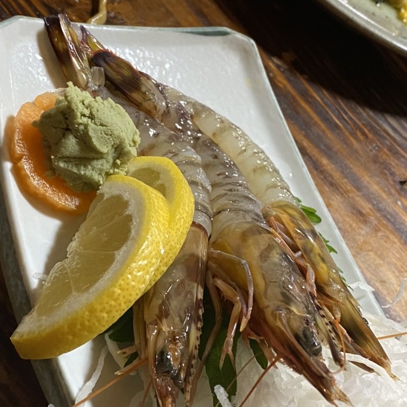 車海老刺し(波路 （なみじ）)