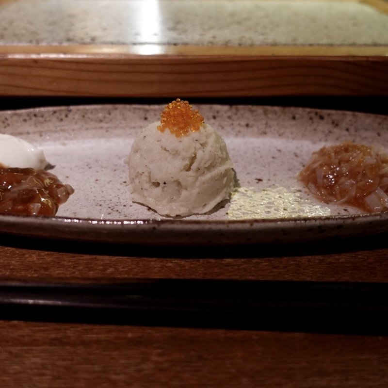 酒のあて3種(串処小林)