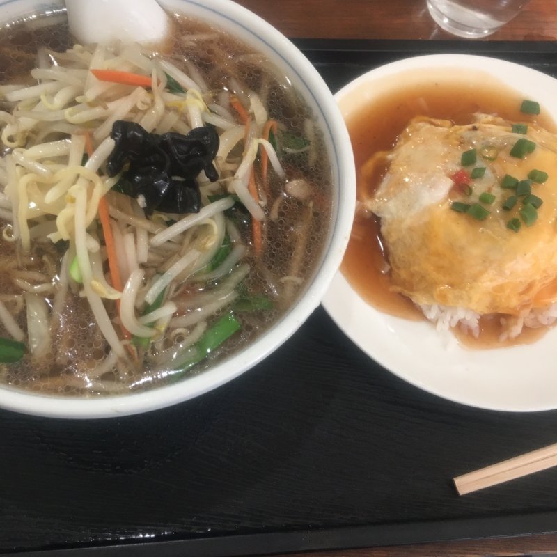 もやし+天津丼(つばめ)