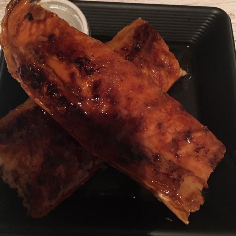 サーモンの照り焼き　テイクアウト(げんき鮨)