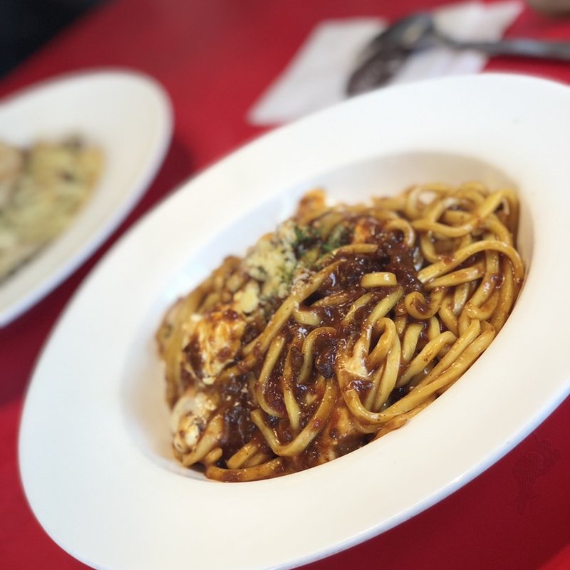 【平日】宇都宮で一番濃厚なミートソースランチset(スパ屋)