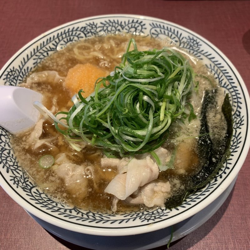 ねぎ肉そば(丸源ラーメン 八王子南大沢店)