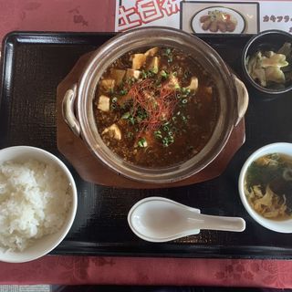 麻婆豆腐定食(表蔵王国際ゴルフクラブ レストラン )