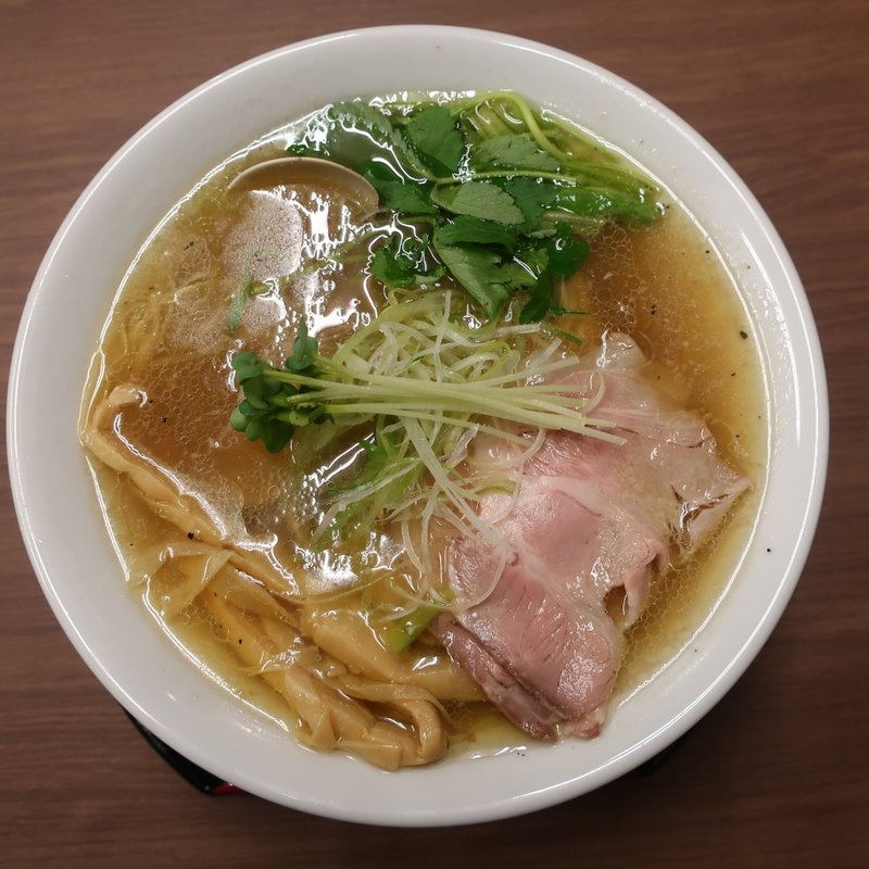 貝出汁そば(らーめんよこ田)