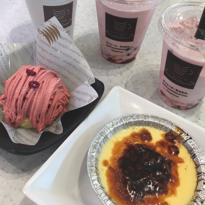 あまおう苺とマスカルポーネのモンブラン(かっぱ寿司 市川東大和田店)