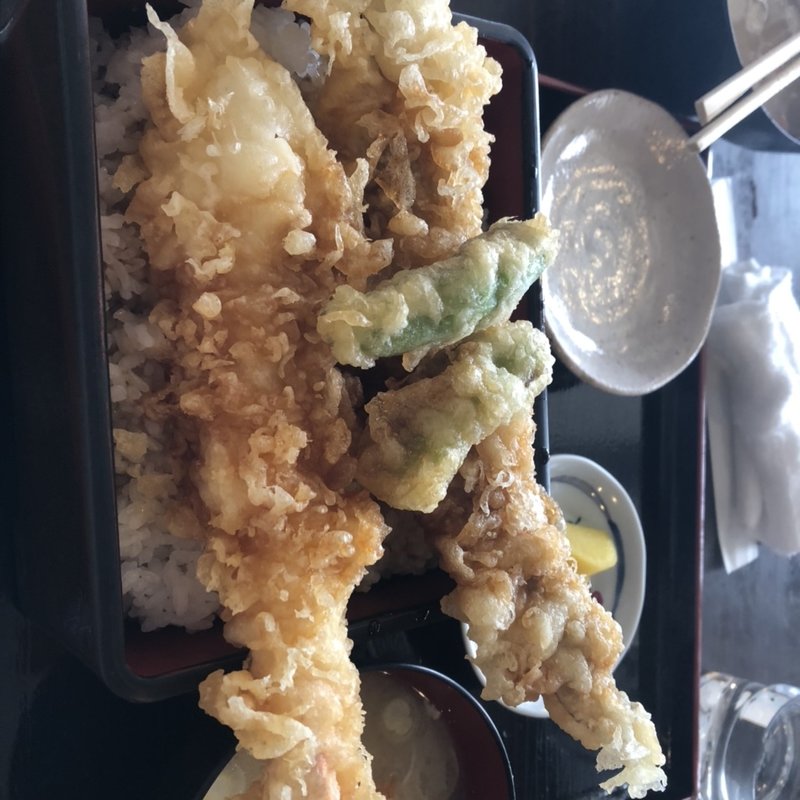 海老穴子天重(小作 山中湖店)