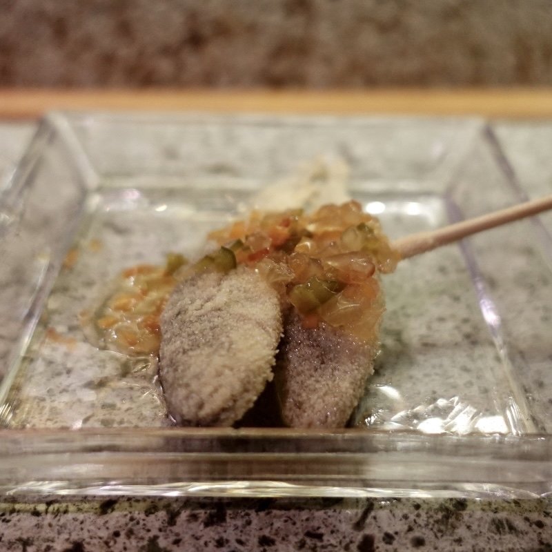 まめあじの南蛮酢(串処小林)