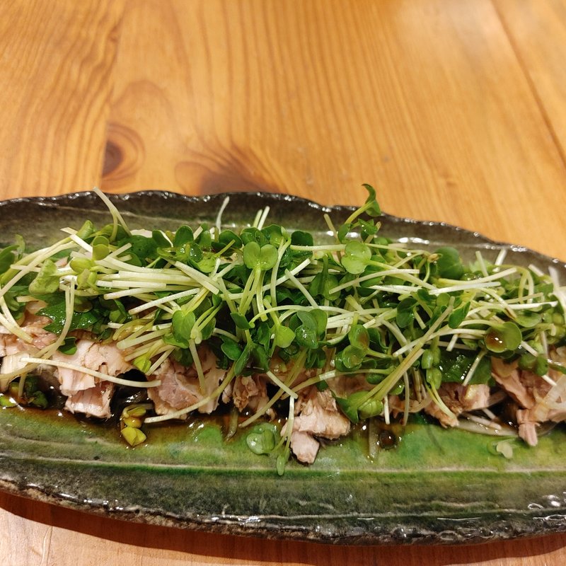 オリーブ夢豚のたたき風(お野菜食堂 SOHSOH)