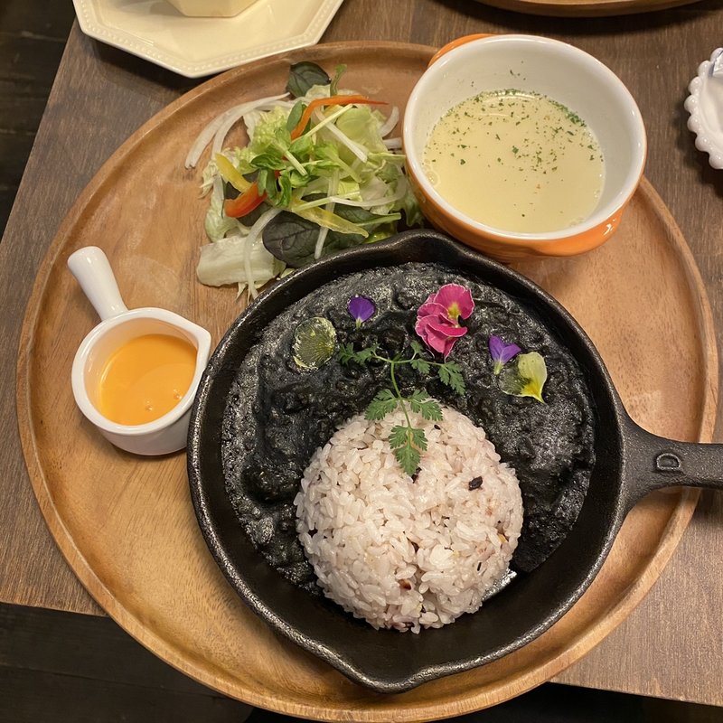 ブラックカレーセット(花香楽)