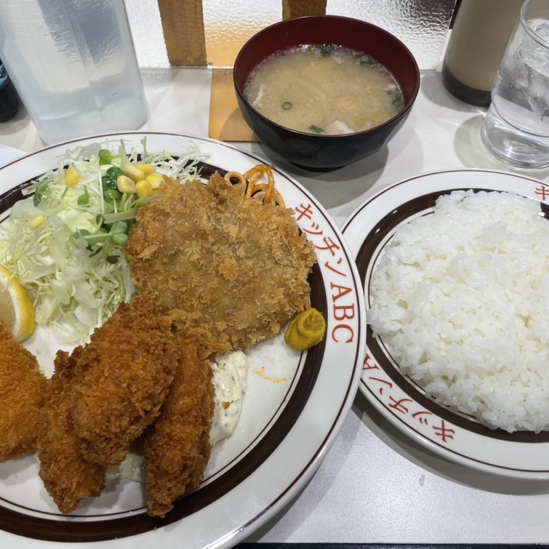 ミックスフライト　カキフライ(キッチンABC 西池袋店)