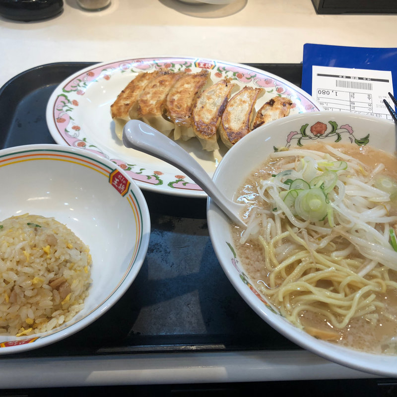 ラーメンセット(餃子の王将 池袋東口店)