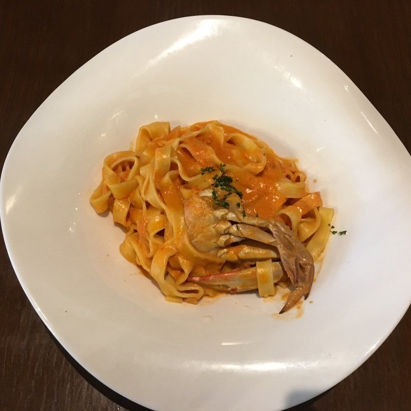 蟹のトマトクリームスパゲッティ(バリアン （BALIAN）)