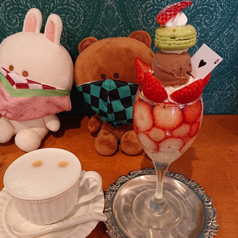 季節の果物のパフェ ロミオ(コーヒープリンセス)