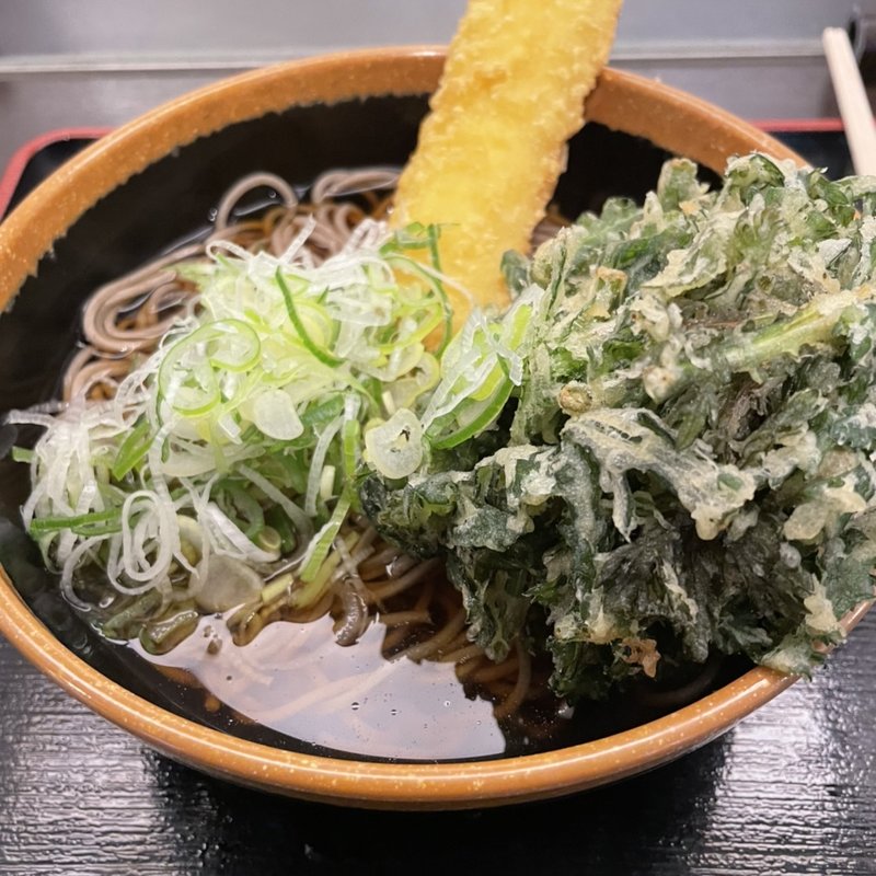 いか天そば(蕎麦処 めとろ庵(めとろあん) メトロピア店)