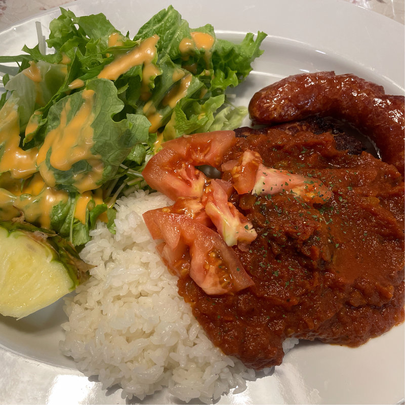 グリルチキンプレート(ローズガーデンダイナーLINKSUMEDA店)