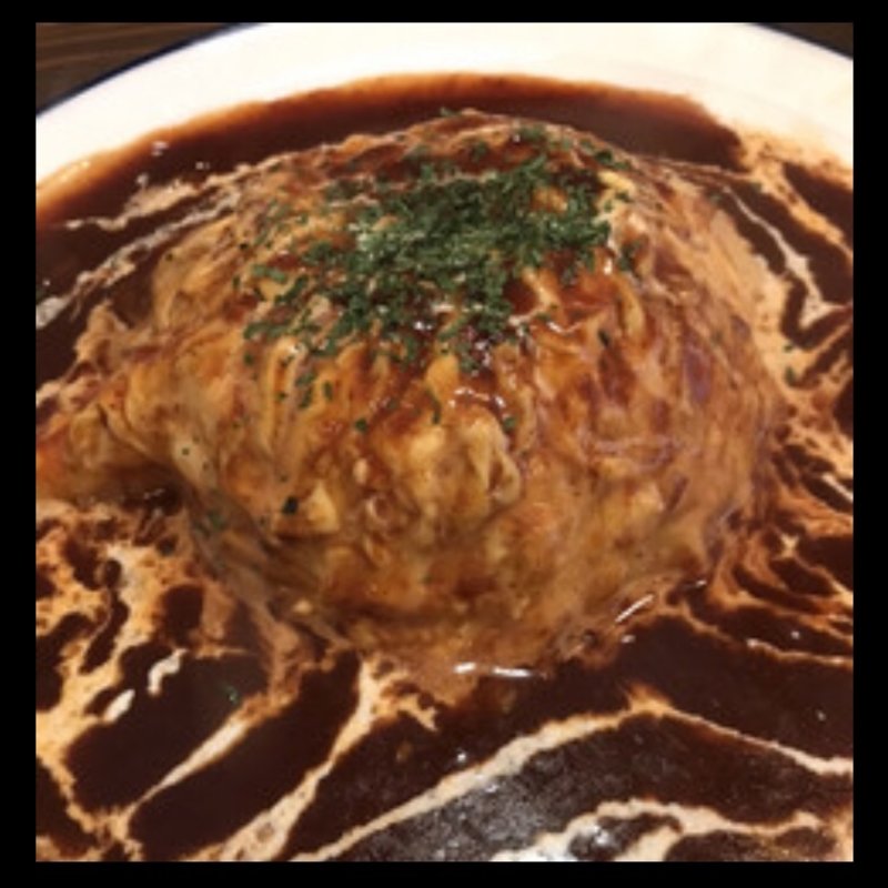 デミグラスソースオムライス(つくばパンケーキ88)