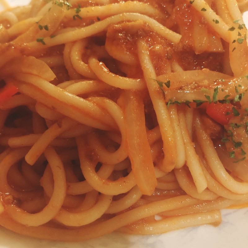 ナポリタンスパゲティ(パーラーキムラヤ)