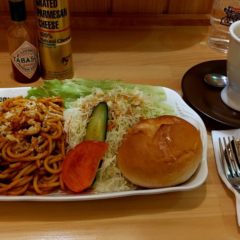 「コクと旨みの本格派」ミートスパゲティ(コメダ珈琲利府店)