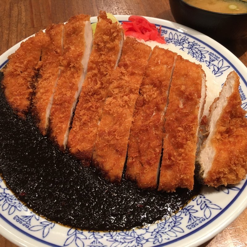鶏カツ黒ルーライス(ダル食堂 堂島地下街店)