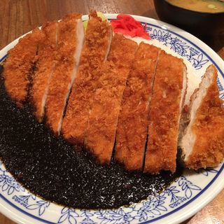 鶏カツ黒ルーライス(ダル食堂 堂島地下街店)