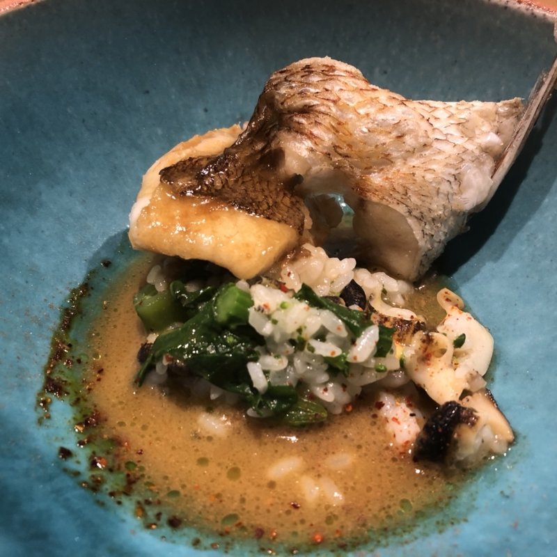 鮮魚と野菜と貝類のリゾット(Y’S （ワイズ）)