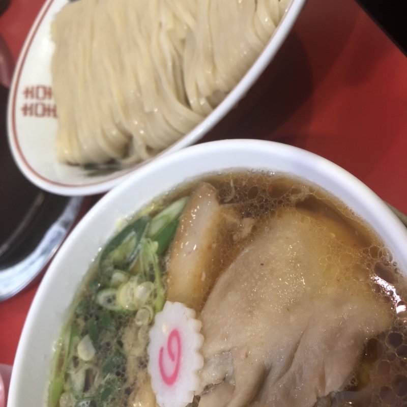 つけそば大 豚足トッピング（そばつゆ）(カドヤ食堂 本店 （かどやしょくどう）)