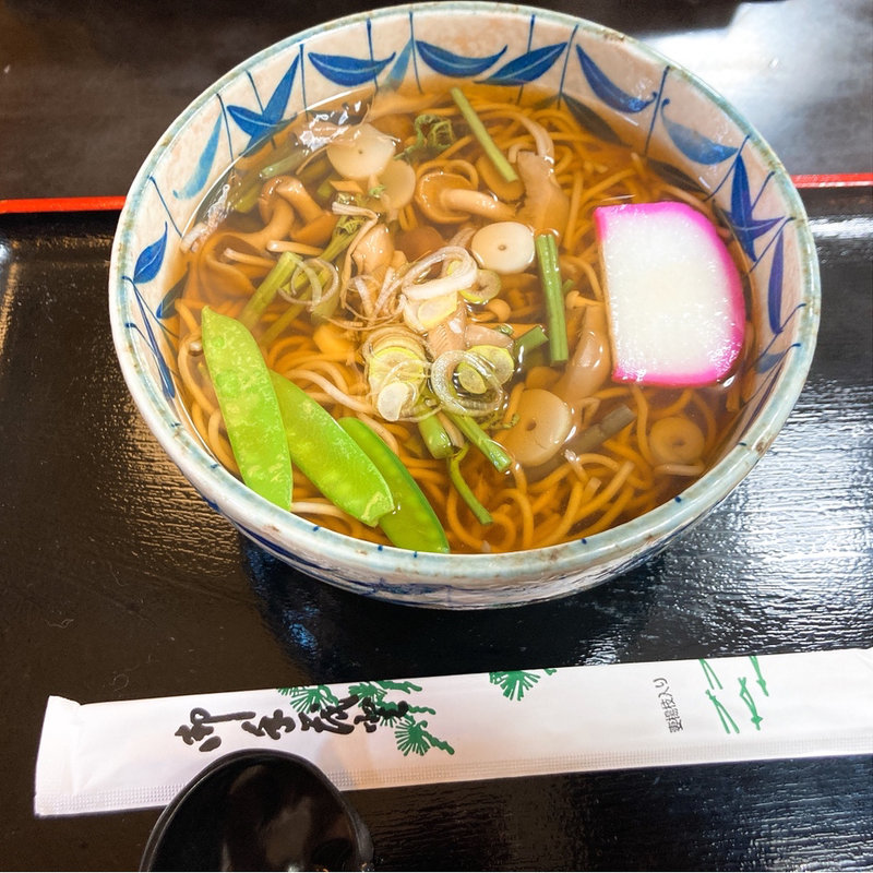 山菜そば(亀甲堂)