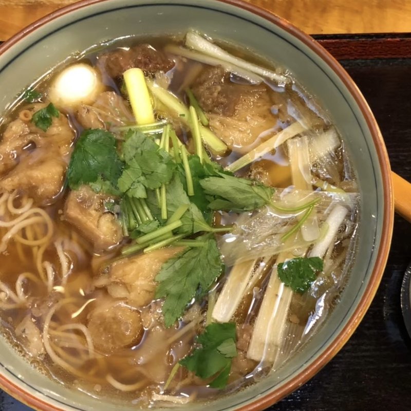 ぼっかけ蕎麦(十六文 そば七)