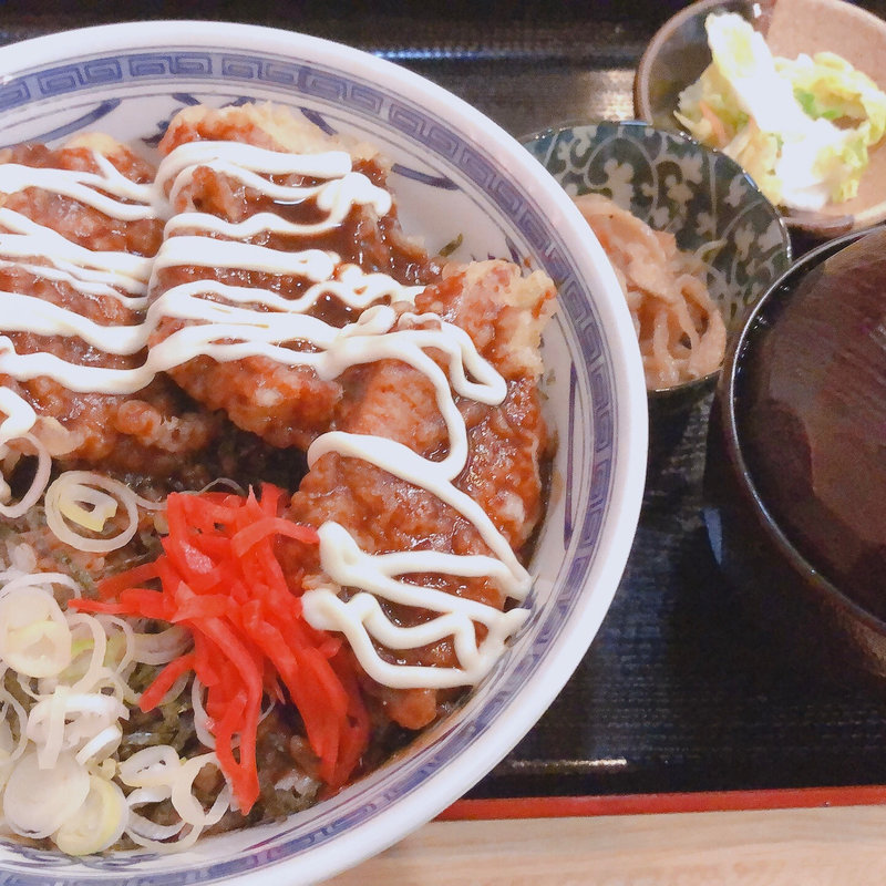 みそだれとり天丼　大盛(天ぷらてんちゃん)